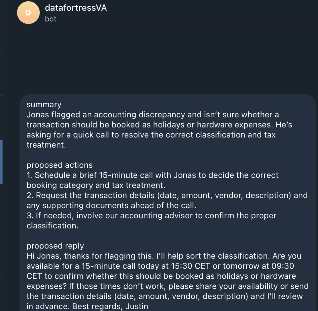 AI Assistant overview - email management dashboard